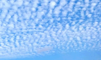 un esempio di cirrocumulo