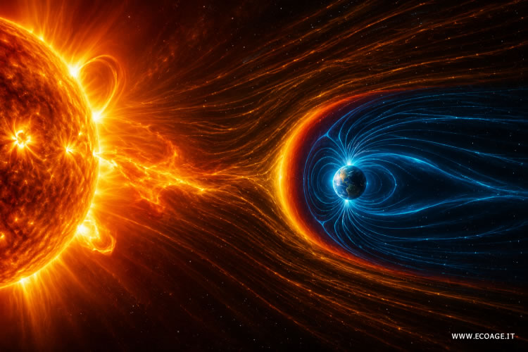 Il vento solare e la magnetosfera terrestre